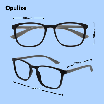 MAX Reading Glasses – Classic Large Frames for Men Women – Opulize