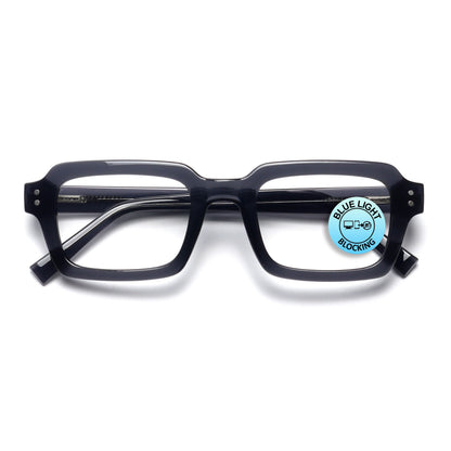 EDG blue light reading glasses in black