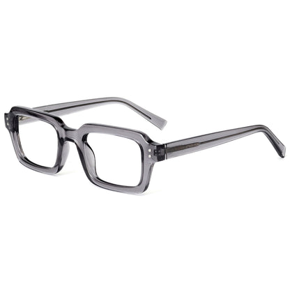 EDG blue light reading glasses in grey, side view